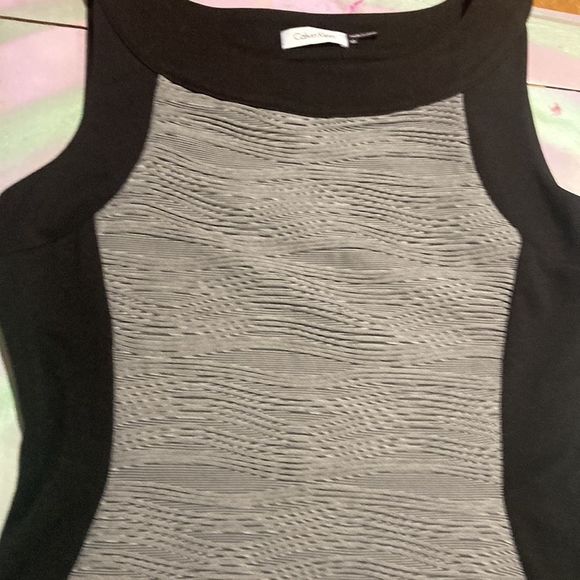 Calvin Klein Women’s Professional Textured Ribbed Modern Dress Size 10 NWOT - Picture 3 of 4